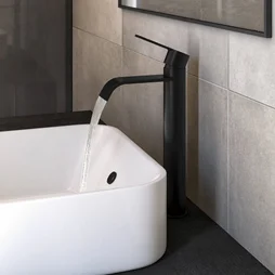 Mitigeur lavabo noir mat, SENSEA Hao XL
