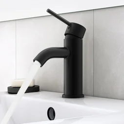 Mitigeur lavabo noir mat, SENSEA Mia M
