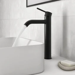 Mitigeur lavabo noir mat, SENSEA Mia XL