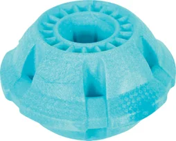 Jouet chien TPR balle moos 8 cm bleu