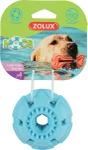 Jouet chien TPR balle moos 8 cm bleu