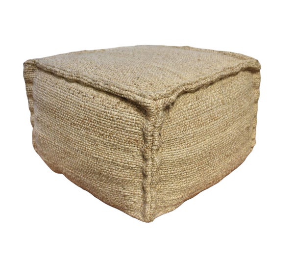 Pouf naturel l.45 X L.45XH.30