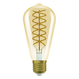 Led EDISON e27 à filament flexible ambre 60 w chaud OSRAM