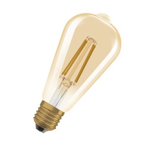 Led EDISON e27 à filament ambre 60 w chaud OSRAM