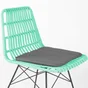 Galette de chaise deperlant 39x39cm moon gris