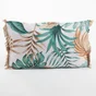 Coussin deperlant imprime 30x50cm pondichery