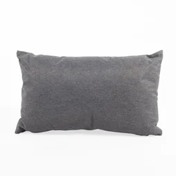 Coussin deperlant 30x50cm uni moon gris