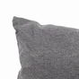 Coussin deperlant 30x50cm uni moon gris