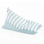 Pouf berlingot polyester imprime l.140 x h.90 cm sky