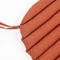 Galette de chaise deperlant d.38cm lava rouge