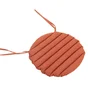 Galette de chaise deperlant d.38cm lava rouge