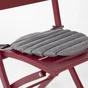 Galette de chaise deperlant d.38cm moon gris