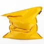 Coussin maxi big bag impermeable 140x180cm uni solar