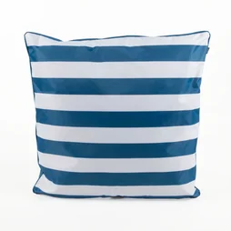 Coussin deperlant imprime 60x60cm  calypso navy