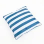 Coussin deperlant imprime 60x60cm  calypso navy