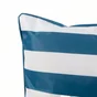 Coussin deperlant imprime 60x60cm  calypso navy