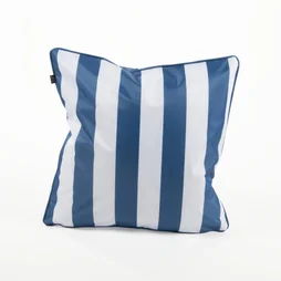 Coussin deperlant imprime 45x45cm  calypso navy