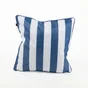 Coussin deperlant imprime 45x45cm  calypso navy