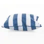 Coussin deperlant imprime 45x45cm  calypso navy