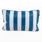 Coussin deperlant imprime 30x50cm  calypso navy
