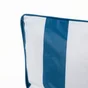 Coussin deperlant imprime 30x50cm  calypso navy