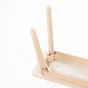Banc en bois tikka 30x120xh45 naturel