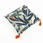 Coussin coton imprime 45x45cm palma