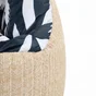 Fauteuil marco deperlant polyester imprime paille 70xh80cm savannah