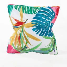 Coussin deperlant imprime 45x45cm carla