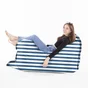 Coussin maxi big bag impermeable 140x180cm calypso navy