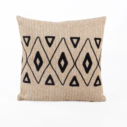 Coussin paille imprime 55x55cm grafik