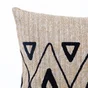 Coussin paille imprime 55x55cm grafik