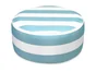 Pouf gonflable polyester imprime d.53x h.23cm sky