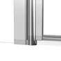 Déflecteur pour paroi de douche verre transparent, l.30 cm, Ep. 6 mm chromé Easy