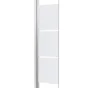 Déflecteur pour paroi de douche verre sérigraphié, l.30 cm, Ep. 6 mm chromé Easy