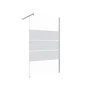 Paroi de douche italienne EASY ep 6mm largeur 117-118.5cm h195cm vs/ch
