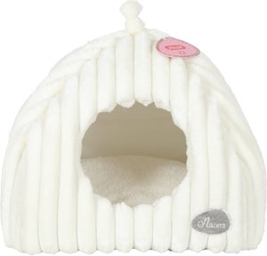 Igloo chat/petit chien ouat Naomi beige 41x41x40cm