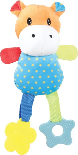 Jouet chien peluche Puppy Rio hyppopotame bleu