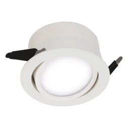 Kit 1 spot à encastrer SDB Lindi led, blanc, orientable, 2700K-4000K blanc chaud/neutre INSPIRE
