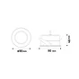 Kit 1 spot à encastrer SDB Lindi led, blanc, orientable, 2700K-4000K blanc chaud/neutre INSPIRE