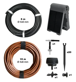 Kit goutte à goutte pour potager avec programmateur solaire