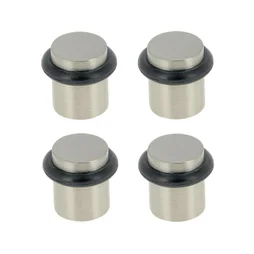 4 mini butées à visser diam 20 hauteur 25 nickel
