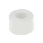 Butée de porte à visser CHRISLIGNE Bu170/25/5w poli blanc Diam.4 x H.2.5 cm