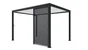 Persienne en aluminium coloris gris anthracite 123 cm pour pergola Prima 4x3