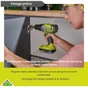Perceuse sans fil et meuleuse sans fil RYOBI Rck182-242s, 18 V 4 Ah, 2 batteries
