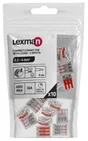 Lot de 10 minibornes à levier, 4mm² pour rigide et souple LEXMAN 3 FILS
