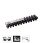 Barrette de 12 dominos électriques, 10mm² pour rigide et souple LEXMAN