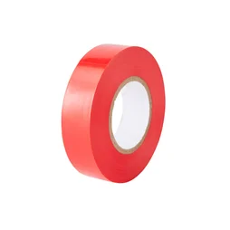 Ruban adhésif, L.20 m x l.19 mm rouge, LEXMAN