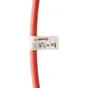 Gaine thermorétractable rouge, L.1 m x l.0 mm, Diam.6 mm, LEXMAN
