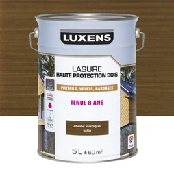 Lasure LUXENS 8 ans chêne rustique satiné 5 litres